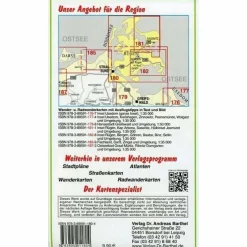 RÜGEN RADWANDER- UND WANDERKARTE 1 : 50.000 - Wanderkarte