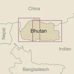 RKH WMP BHUTAN 1 : 250.000 - Straßenkarte