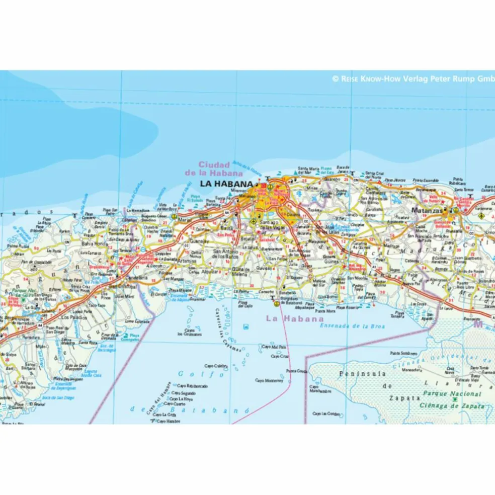 RKH WMP CUBA 1 : 650.000 - Straßenkarte