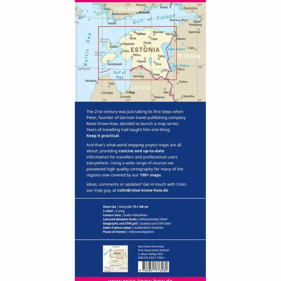 RKH WMP ESTLAND 1:275.000 - Straßenkarte