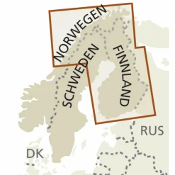 RKH WMP FINNLAND UND NORDSKANDINAVIEN - Straßenkarte