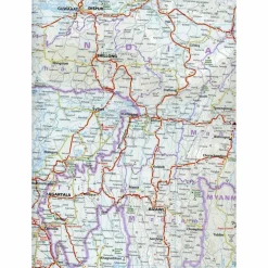 RKH WMP INDIEN, NORDOST 1 : 1.300.000 - Straßenkarte