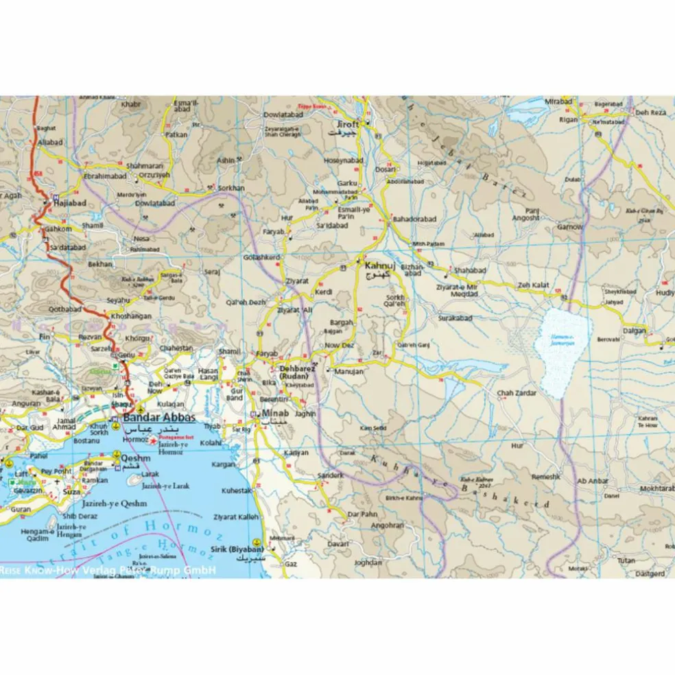 RKH WMP IRAN (1:1.500.000) - Straßenkarte