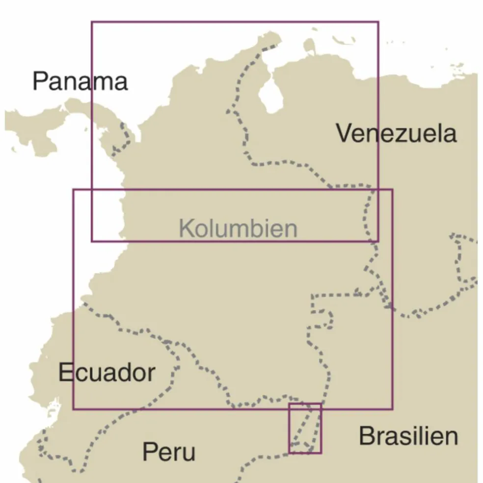 RKH WMP KOLUMBIEN 1:1.400.000 - Straßenkarte