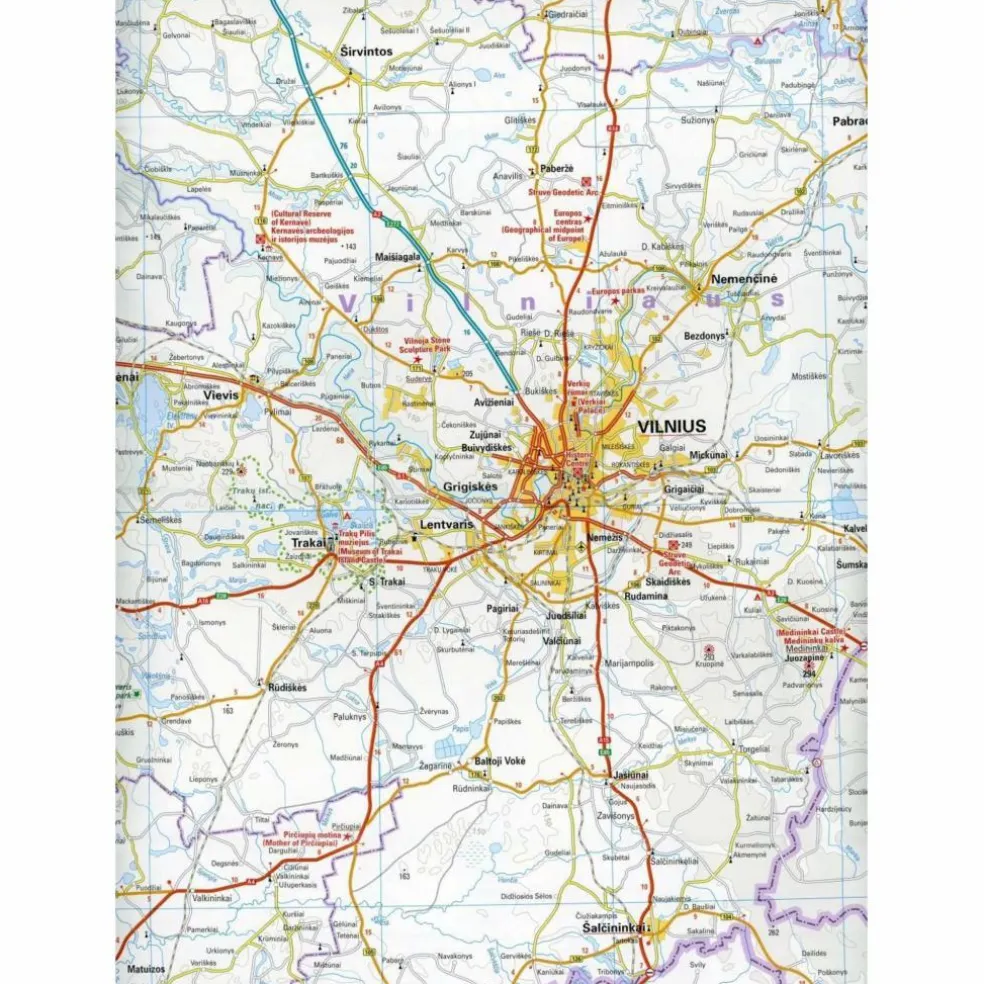 RKH WMP LITAUEN UND KALININGRAD - Straßenkarte