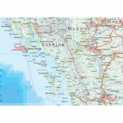 RKH WMP MYANMAR 1 : 1.500.000 - Straßenkarte