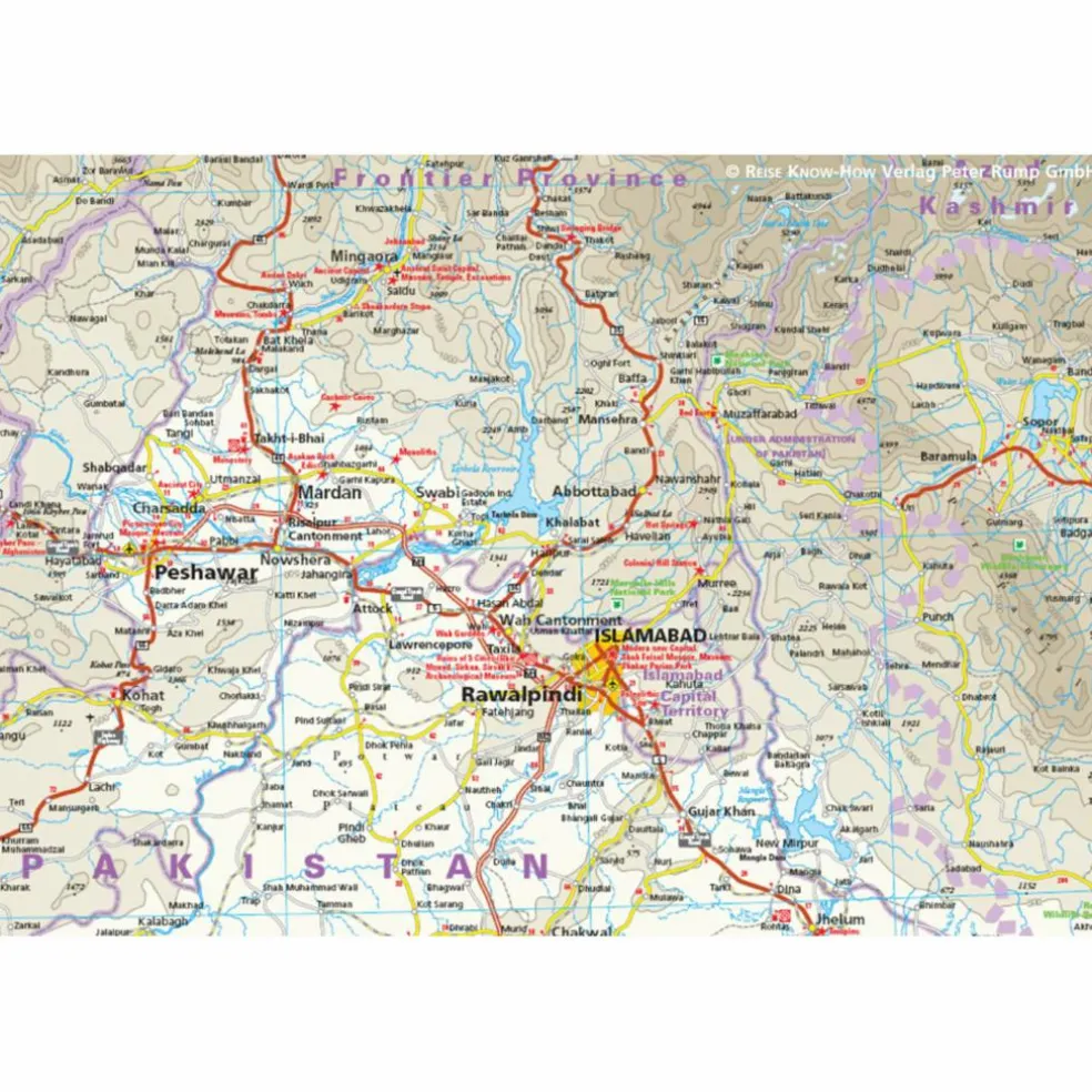 RKH WMP PAKISTAN - Straßenkarte