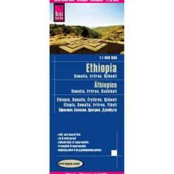 RKH WMP ÄTHIOPIEN, SOMALIA 1:1.800.000 - Straßenkarte