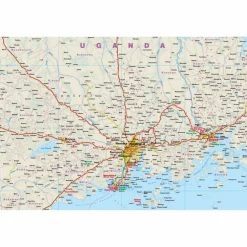 RKH WMP UGANDA 1:600.000 - Straßenkarte