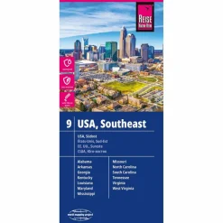 RKH WMP USA 9 SÜDOST 1:1.250.000 - Straßenkarte