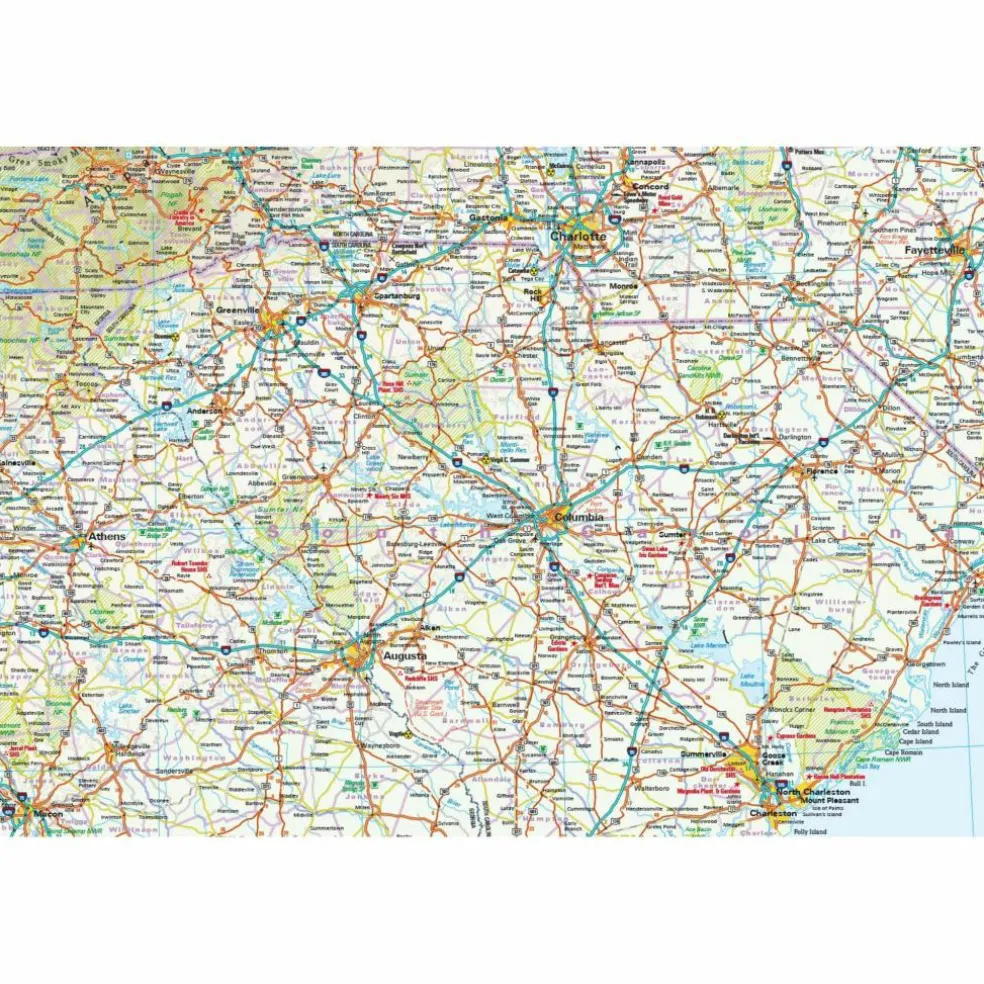 RKH WMP USA 9 SÜDOST 1:1.250.000 - Straßenkarte