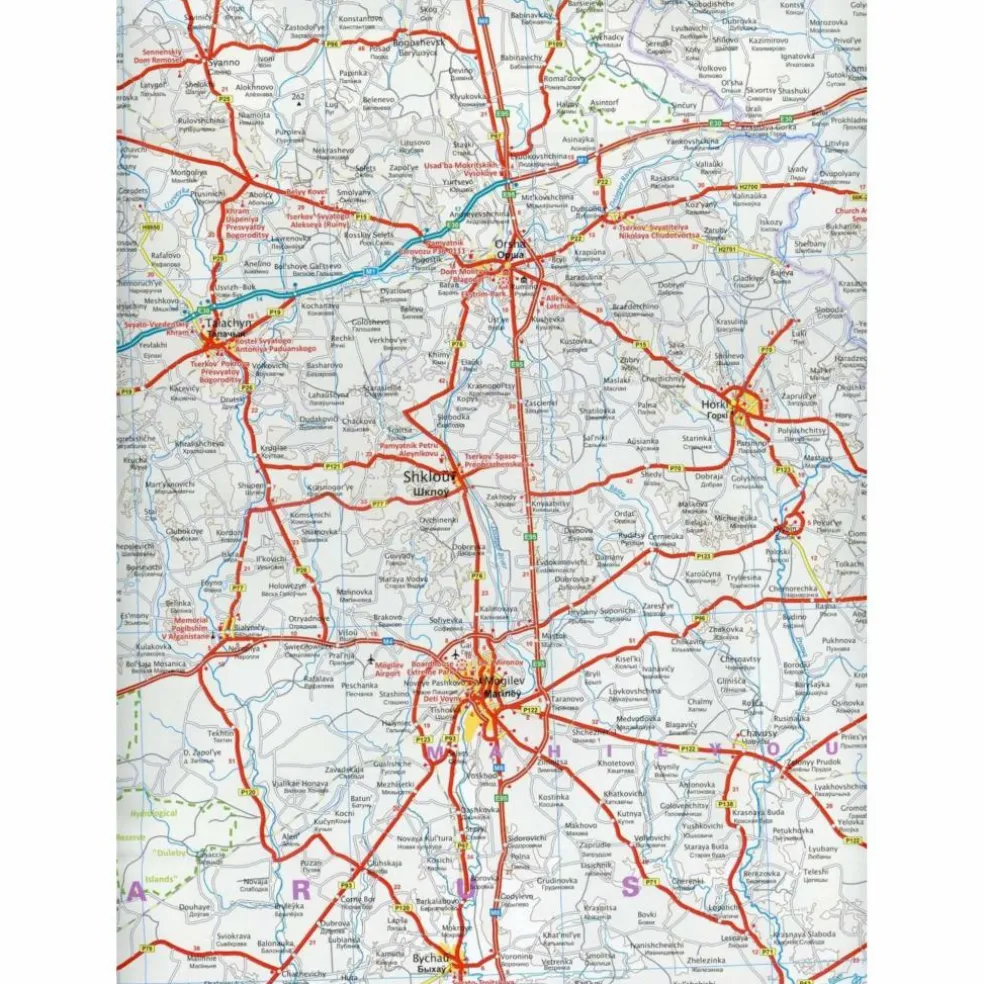 RKH WMP WEIßRUSSLAND 1:550.000 - Straßenkarte