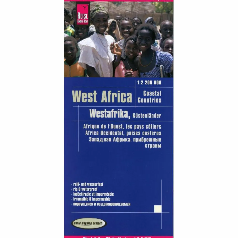 RKH WMP WESTAFRIKA, KÜSTENLÄNDER - Straßenkarte
