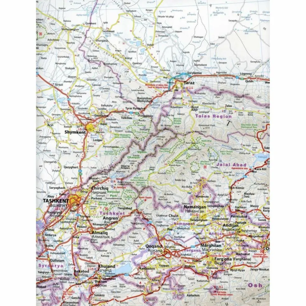 RKH WMP ZENTRALASIEN 1:1.700.000 - Straßenkarte