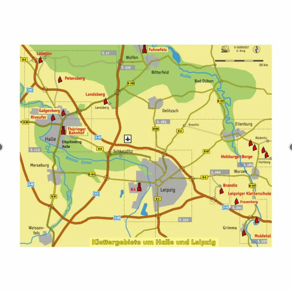 ROTGELBES FELSENLAND - Kletterführer