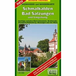 SCHMALKALDEN, BAD SALZUNGEN UND UMGEBUNG - Wanderkarte