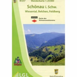 SCHÖNAU IM SCHWARZWALD 1:25 000
