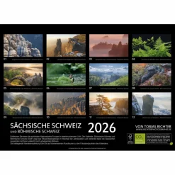 SÄCHSISCHE SCHWEIZ 2026 - Kalender