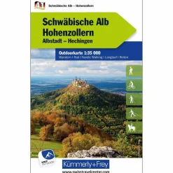 SCHWÄBISCHE ALB - HOHENZOLLERN NR. 41 OUTDOORKARTE - Wanderkarte