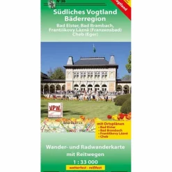 SÜDLICHES VOGTLAND - BÄDERREGION BAD ELSTER - BAD BRAMBACH - Wanderkarte