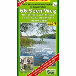 66-SEEN-WEG UM BERLIN, ZICK-ZACK-KARTE - Wanderkarte