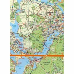 66-SEEN-WEG UM BERLIN, ZICK-ZACK-KARTE - Wanderkarte