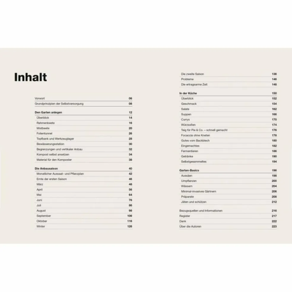 SELBSTVERSORGUNG AUS DEM GARTEN - Ratgeber