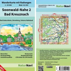 SOONWALD-NAHE 2 - BAD KREUZNACH 1:25 000 - Wanderkarte