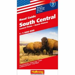 SOUTH CENTRAL NR. 07 USA ROAD GUIDE 1:1 MIO. - Straßenkarte