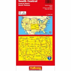 SOUTH CENTRAL NR. 07 USA ROAD GUIDE 1:1 MIO. - Straßenkarte
