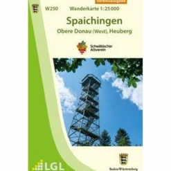 SPAICHINGEN - OBERE DONAU (WEST), HEUBERG. WANDERKARTE 1:25.