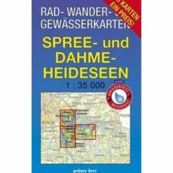 SPREE- UND DAHME-HEIDESEEN 1:35.000 - Fahrradkarte
