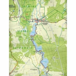 SPREEWALD MIT MÄRKISCHER HEIDELANDSCHAFT - Wanderkarte