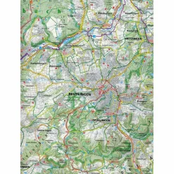 STUTTGART - REUTLINGEN - MÜNSINGER ALB 1 - Fahrradkarte