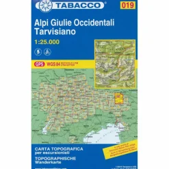 TABACCO #19 ALPI GIULIE OCCIDENTALI - Wanderkarte