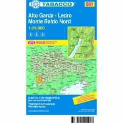 TABACCO #61 ALTO GARDA - LEDRO - Wanderkarte