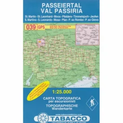 TABACCO 039 PASSEIERTAL - Wanderkarte