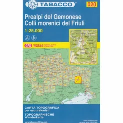 TABACCO 020 PREALPI CARNICHE E GIULIE - Wanderkarte