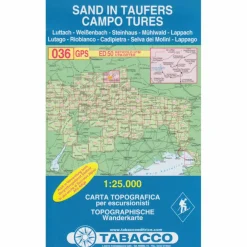 TABACCO 036 SAND IN TAUFERS - Wanderkarte