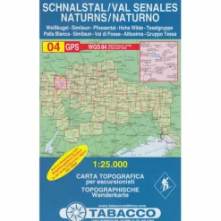 TABACCO 04 SCHNALSTAL - Wanderkarte