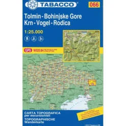 TABACCO #066 TOLMIN-BOHINJSKE 1:25.000 - Wanderkarte