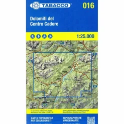 TABACCO WANDERN DOLOMITI CADORE 1:25000