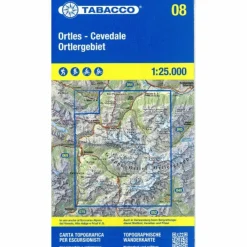 TABACCO WANDERN ORTLERGEBIET 1:25000