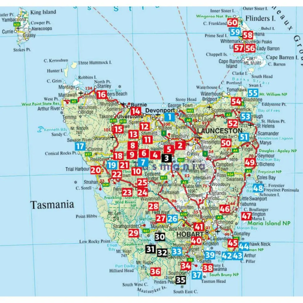 TASMANIEN - Wanderführer