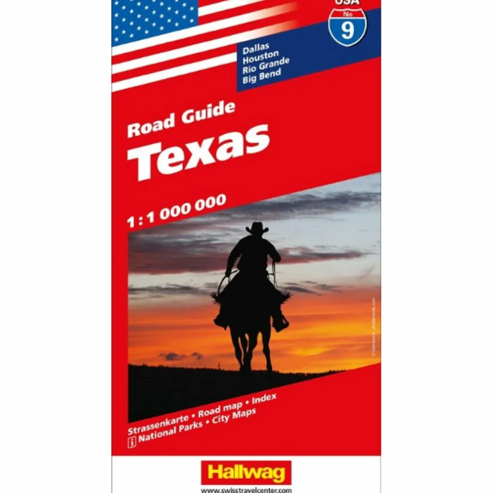 TEXAS NR. 09 USA ROAD GUIDE 1:1 MIO. - Straßenkarte