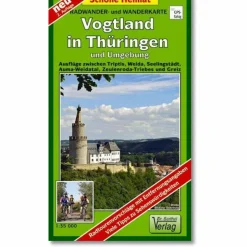 THÜRINGER VOGTLAND UND UMGEBUNG - Wanderkarte