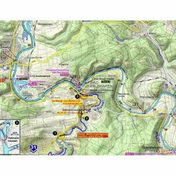 TOURENATLAS TA4 WASSERWANDERN 04 OBERWESER-LEINE - Wasserkarte