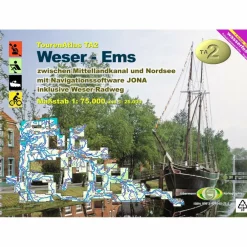 TOURENATLAS TA2 WESER-EMS - Wasserkarte