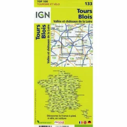 TOURS BLOIS 1:100 000 - Wanderkarte