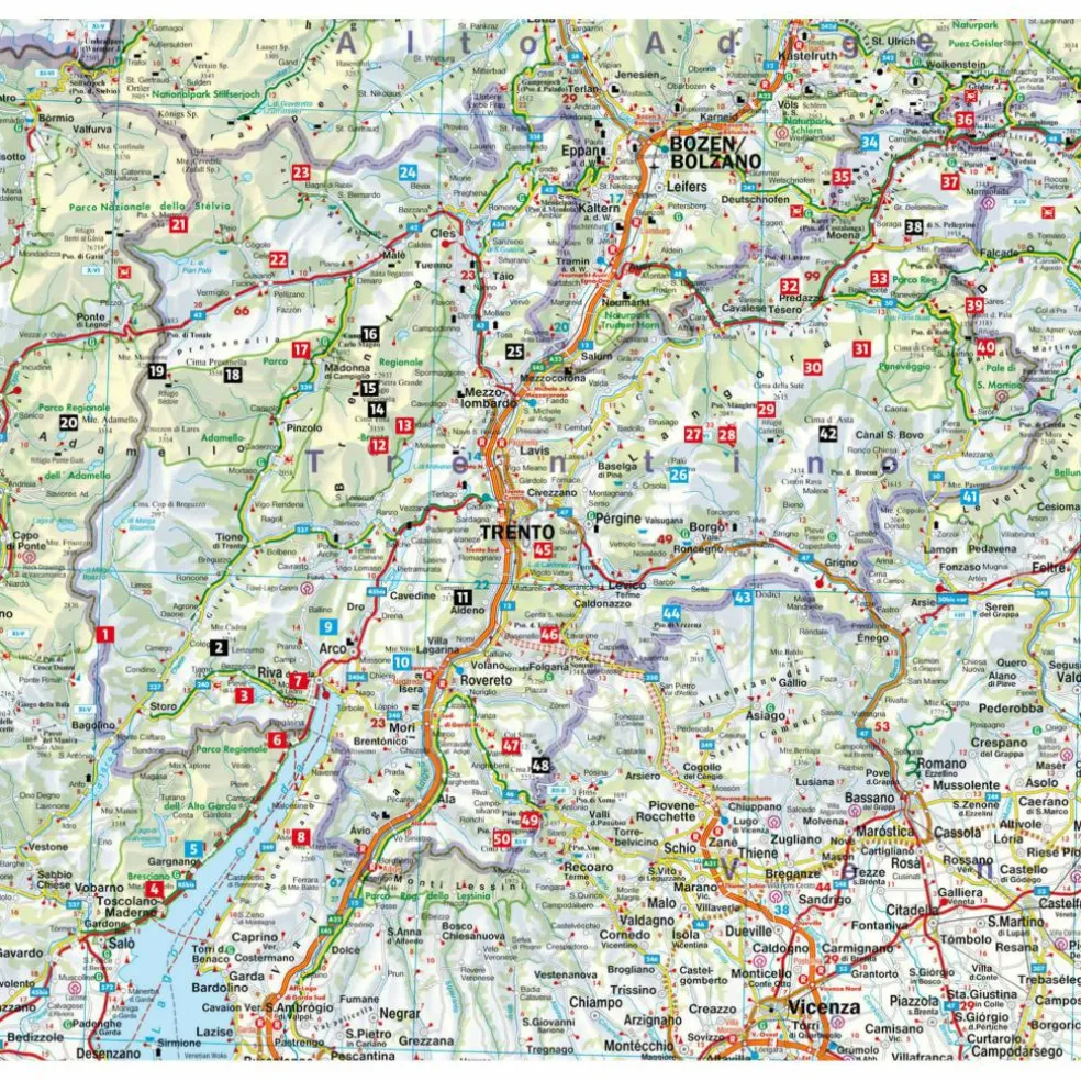 TRENTINO - GARDASEE - Wanderführer